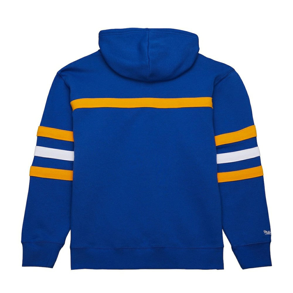 St. Louis Blues Mitchell & Ness Head Coach Slogan Pullover Hoodie - Blue | US 202122474