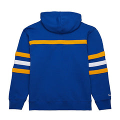 St. Louis Blues Mitchell & Ness Head Coach Slogan Pullover Hoodie - Blue | US 202122474