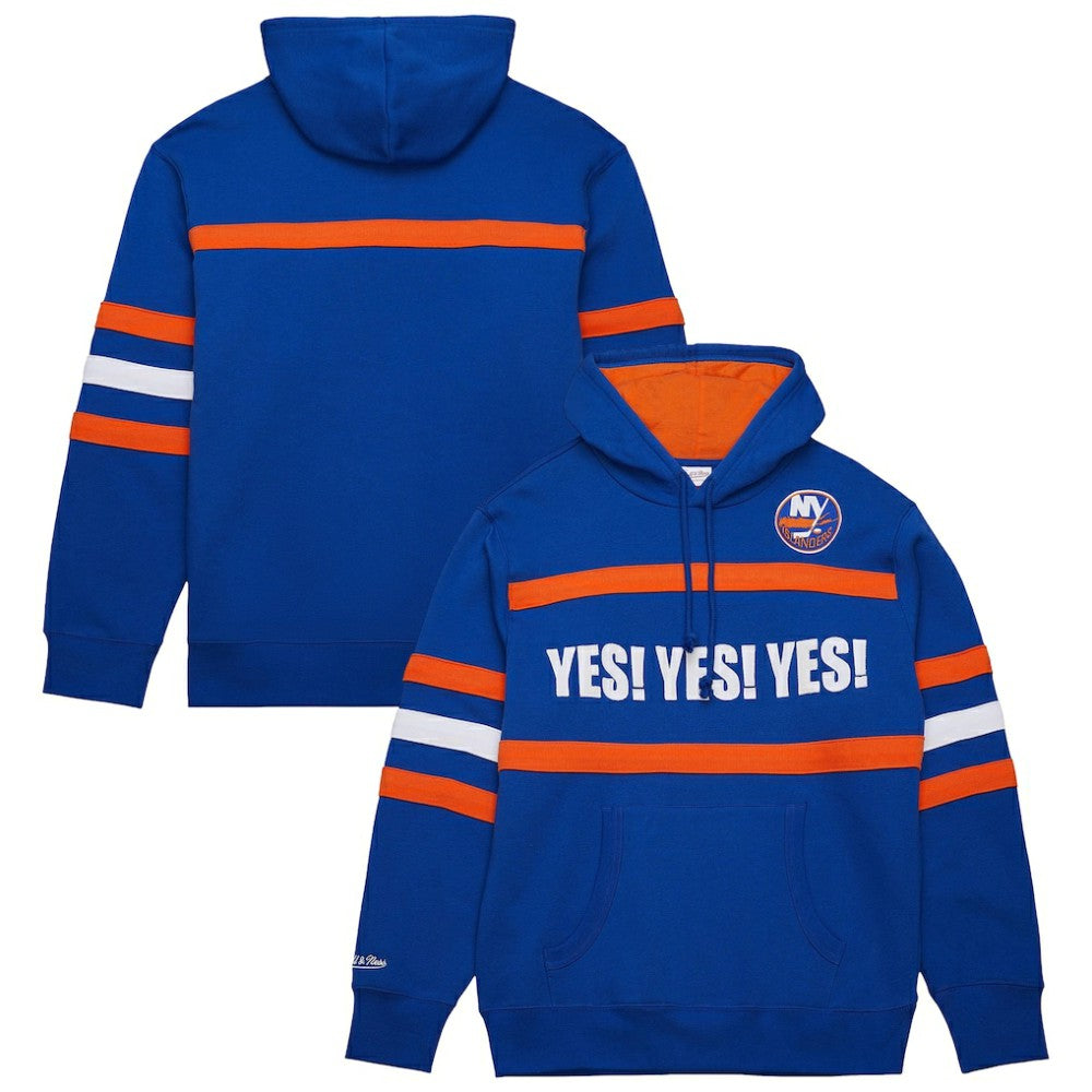 New York Islanders Mitchell & Ness Head Coach Slogan Pullover Hoodie - Royal | US 202122475