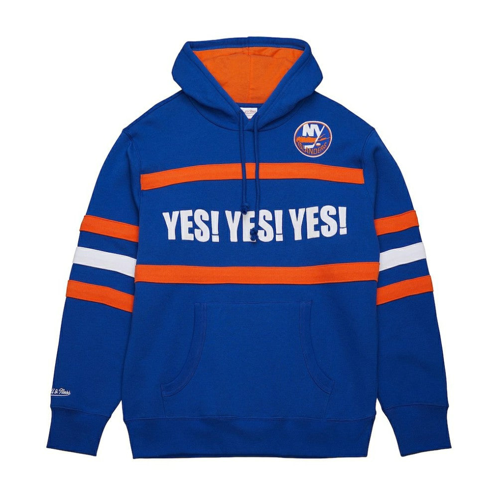New York Islanders Mitchell & Ness Head Coach Slogan Pullover Hoodie - Royal | US 202122475