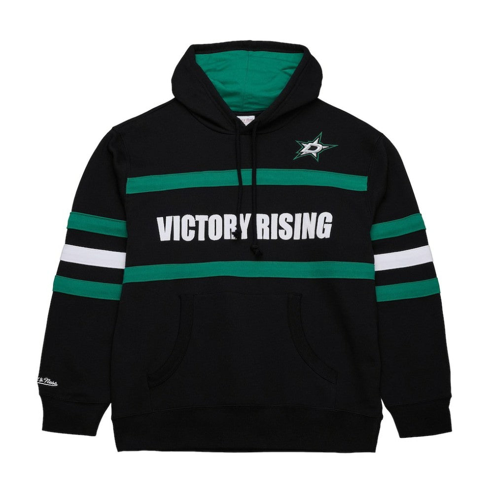 Dallas Stars Mitchell & Ness Head Coach Slogan Pullover Hoodie - Black | US 202122476