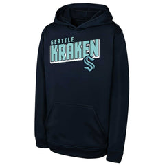 Seattle Kraken Youth Cyber Punk Performance Hoodie - Deep Sea Blue | US 202122519