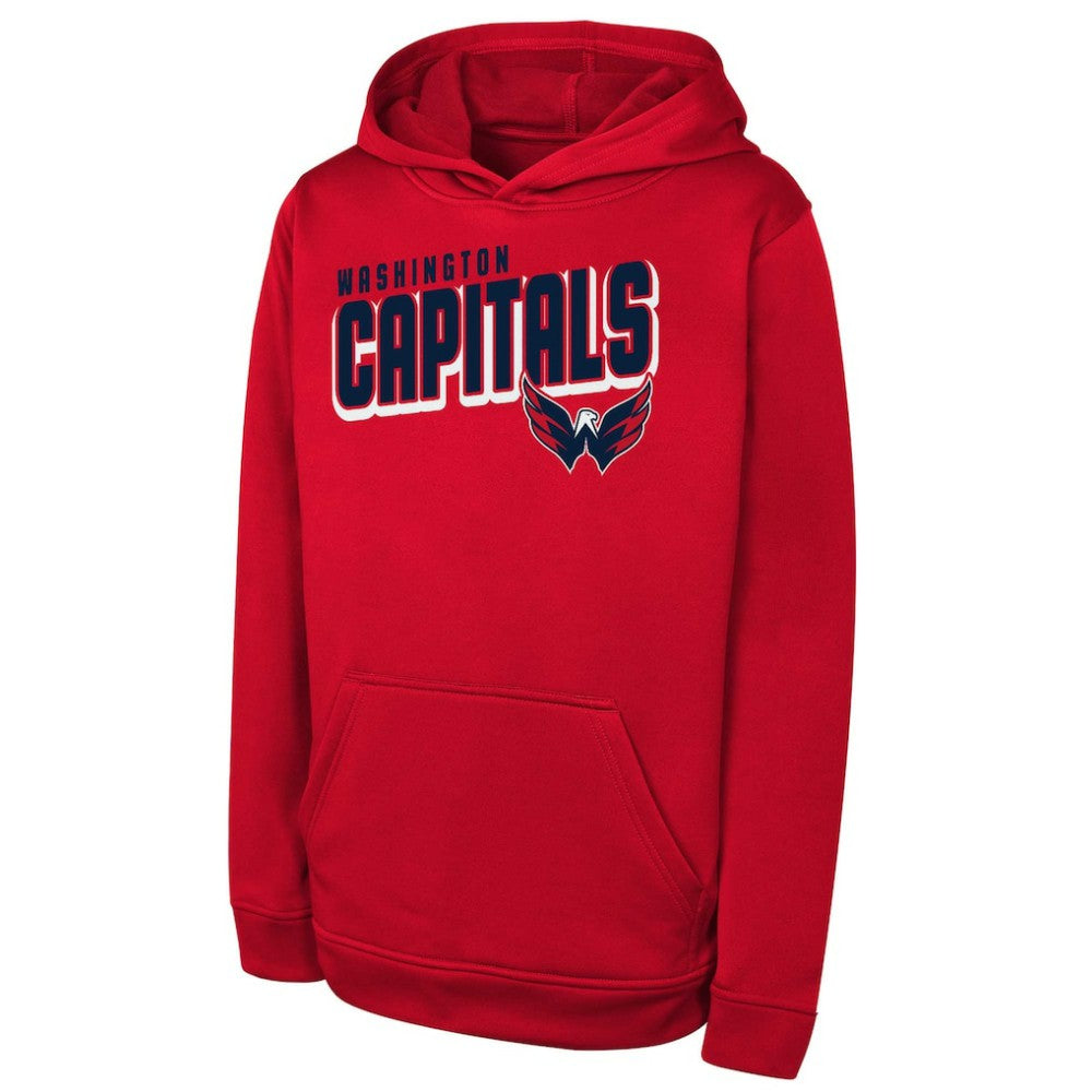 Washington Capitals Youth Cyber Punk Performance Hoodie - Red | US 202122524