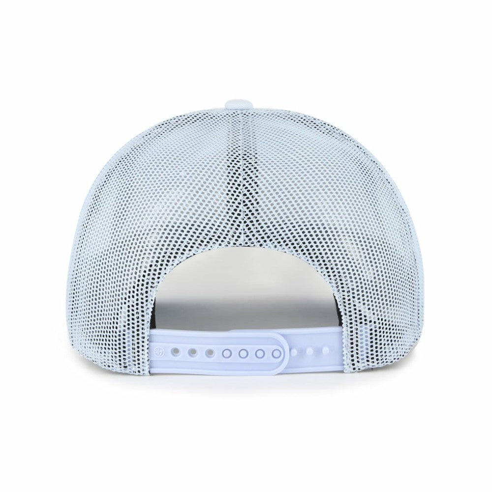 Athletics '47 Foundation Script Hitch Adjustable Trucker Hat - Light Blue Hats