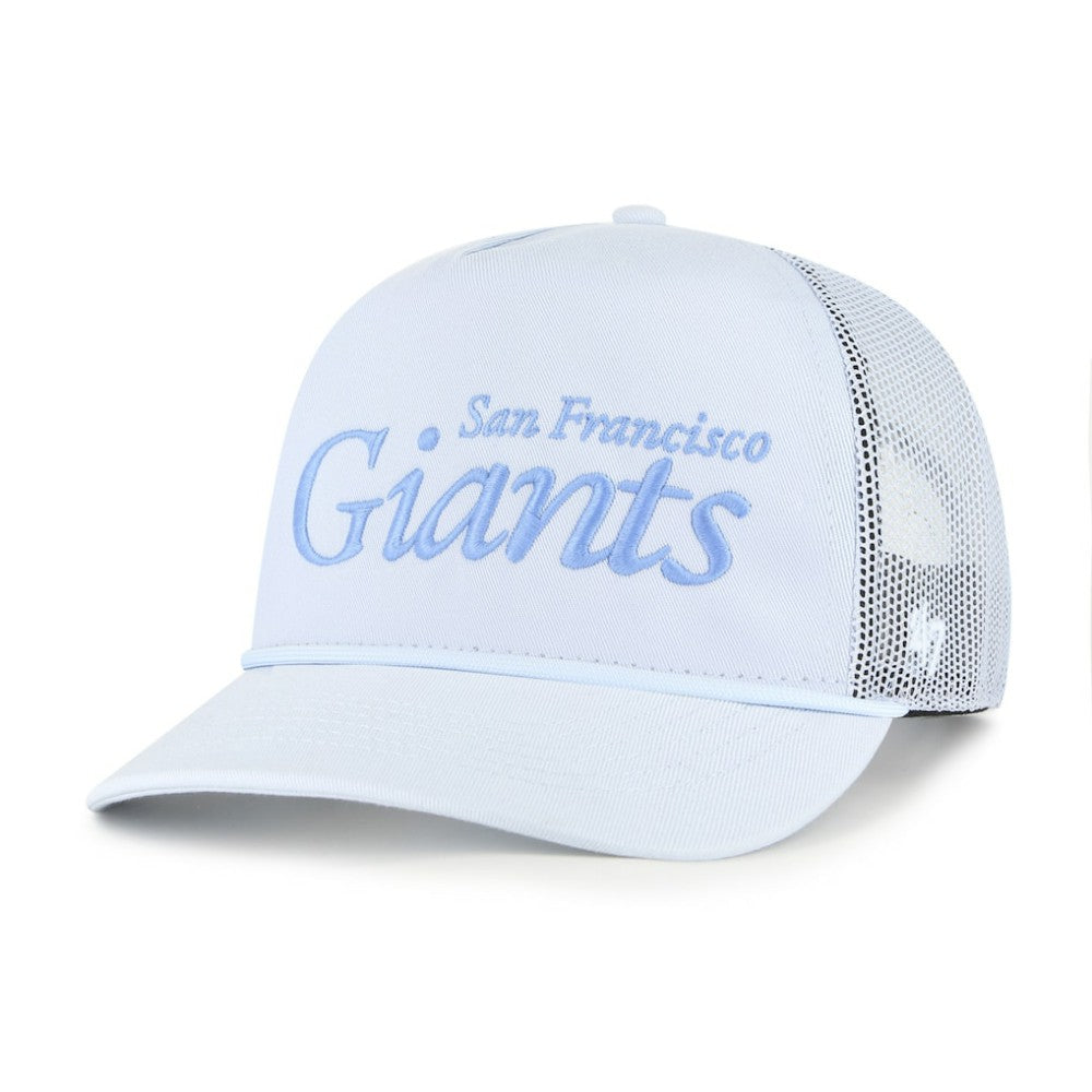 San Francisco Giants '47 Foundation Script Hitch Adjustable Trucker Hat - Light Blue Hats