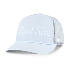 Boston Red Sox '47 Foundation Script Hitch Adjustable Trucker Hat - Light Blue Hats