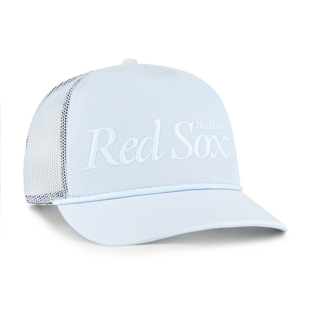 Boston Red Sox '47 Foundation Script Hitch Adjustable Trucker Hat - Light Blue Hats