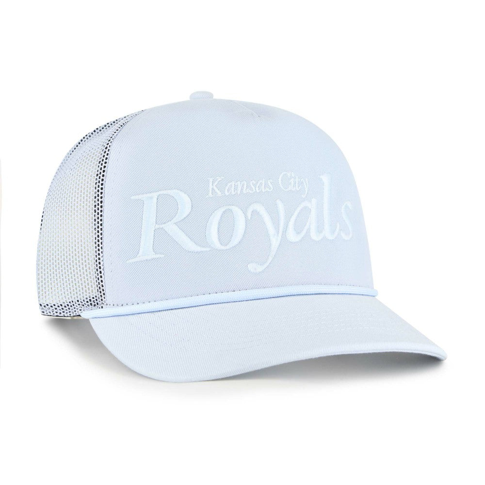 Kansas City Royals '47 Foundation Script Hitch Adjustable Trucker Hat - Light Blue Hats