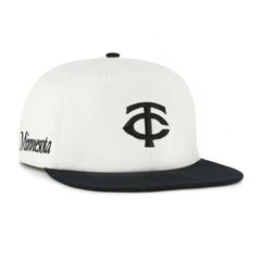 Minnesota Twins '47 Foundation Captain Snapback Hat - White/Black Hats