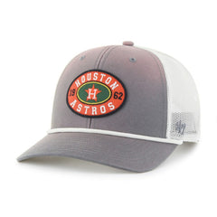 Houston Astros '47 Tide Sweep Rope Trucker Adjustable Hat - Gray/White Hats
