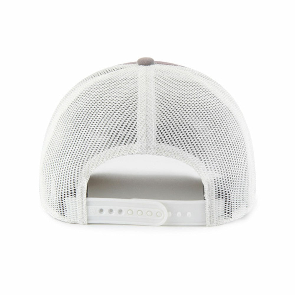 Milwaukee Brewers '47 Tide Sweep Rope Trucker Adjustable Hat - Gray/White Hats