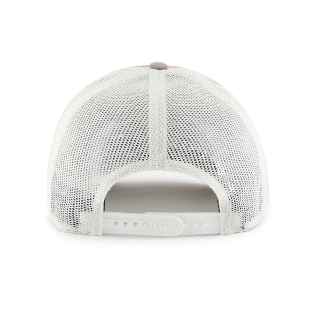 Boston Red Sox '47 Tide Sweep Rope Trucker Adjustable Hat - Gray/White Hats