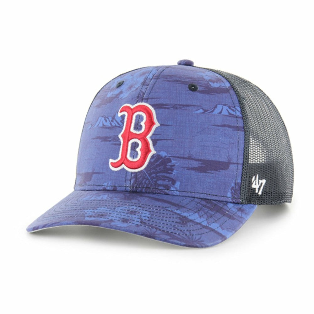 '47 Boston Red Sox Fiji Trucker Adjustable Hat - Blue Hats