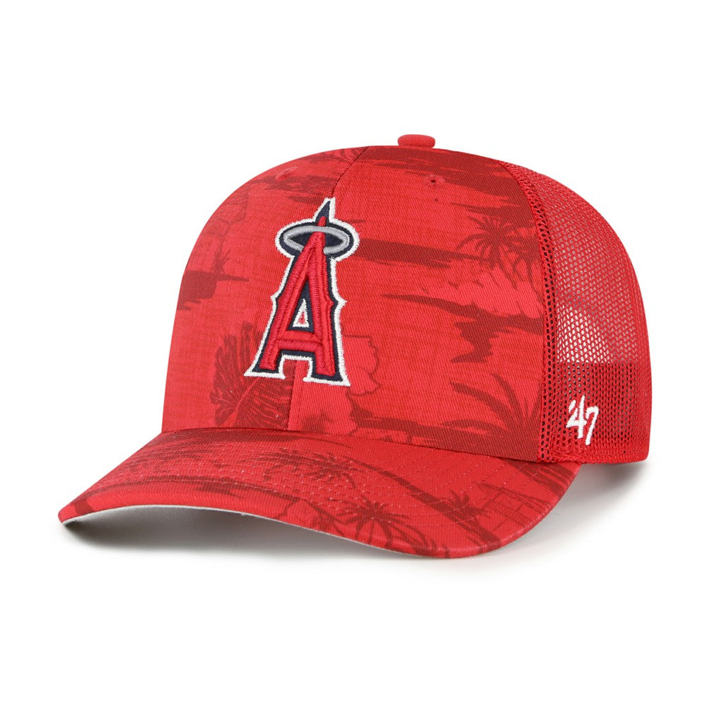 '47 Los Angeles Angels Fiji Trucker Adjustable Hat - Red Hats