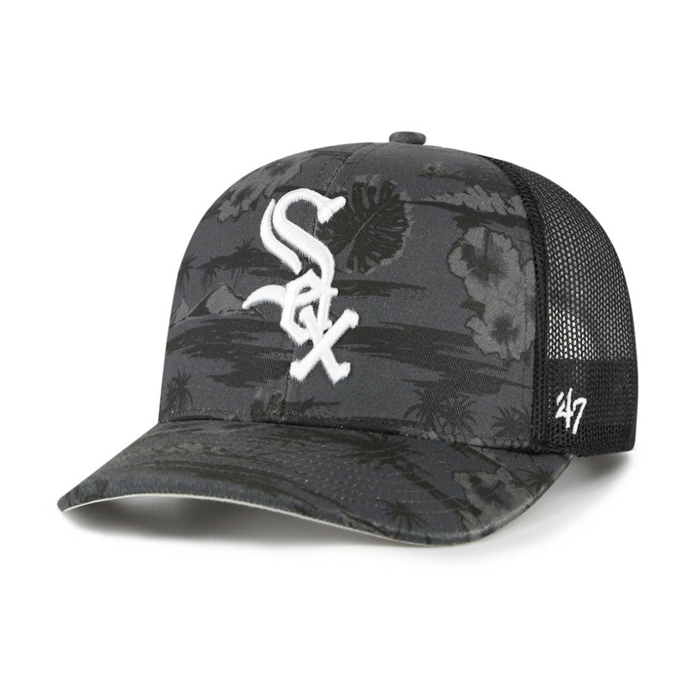 '47 Chicago White Sox Fiji Trucker Adjustable Hat - Black Hats