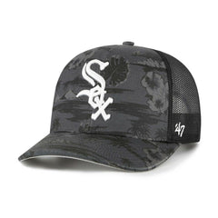 '47 Chicago White Sox Fiji Trucker Adjustable Hat - Black Hats