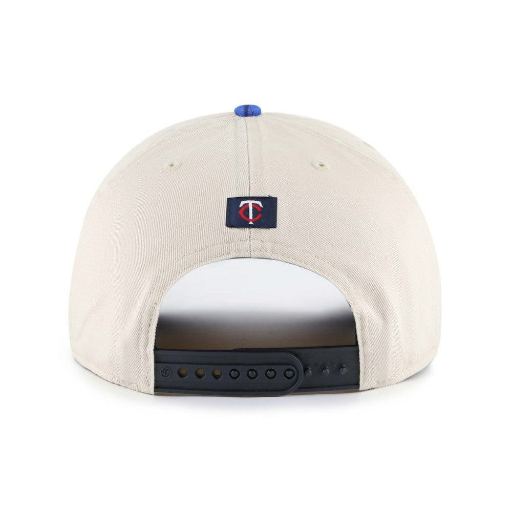 Minnesota Twins '47 Fiji Rope Hitch Adjustable Hat - Cream/Navy Hats