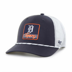 Detroit Tigers '47 Scratch Adjustable Trucker Hat - Navy/White Hats