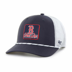 Boston Red Sox '47 Scratch Adjustable Trucker Hat - Navy/White Hats