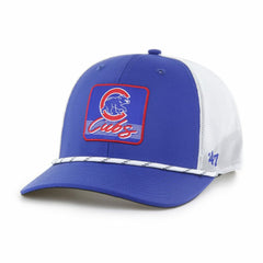 Chicago Cubs '47 Scratch Adjustable Trucker Hat - Royal/White Hats