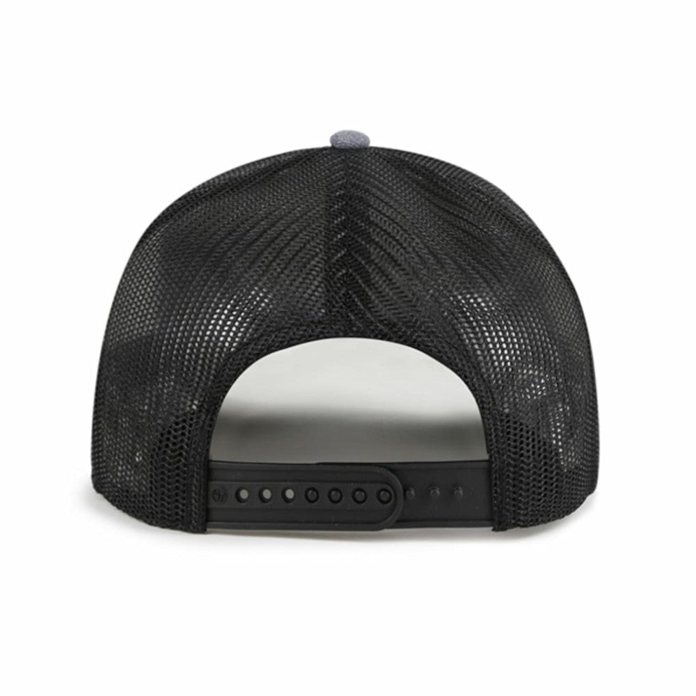 Baltimore Orioles '47 Carbon Rope Trucker Adjustable Hat - Charcoal Hats