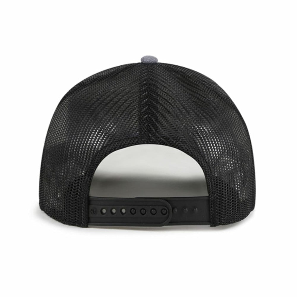Pittsburgh Pirates '47 Carbon Rope Trucker Adjustable Hat - Charcoal Hats