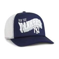 New York Yankees '47 Meander Foam Trucker Snapback Hat - Navy Hats