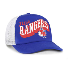 Texas Rangers '47 Meander Foam Trucker Snapback Hat - Royal Hats