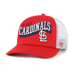 St. Louis Cardinals '47 Meander Foam Trucker Snapback Hat - Red Hats