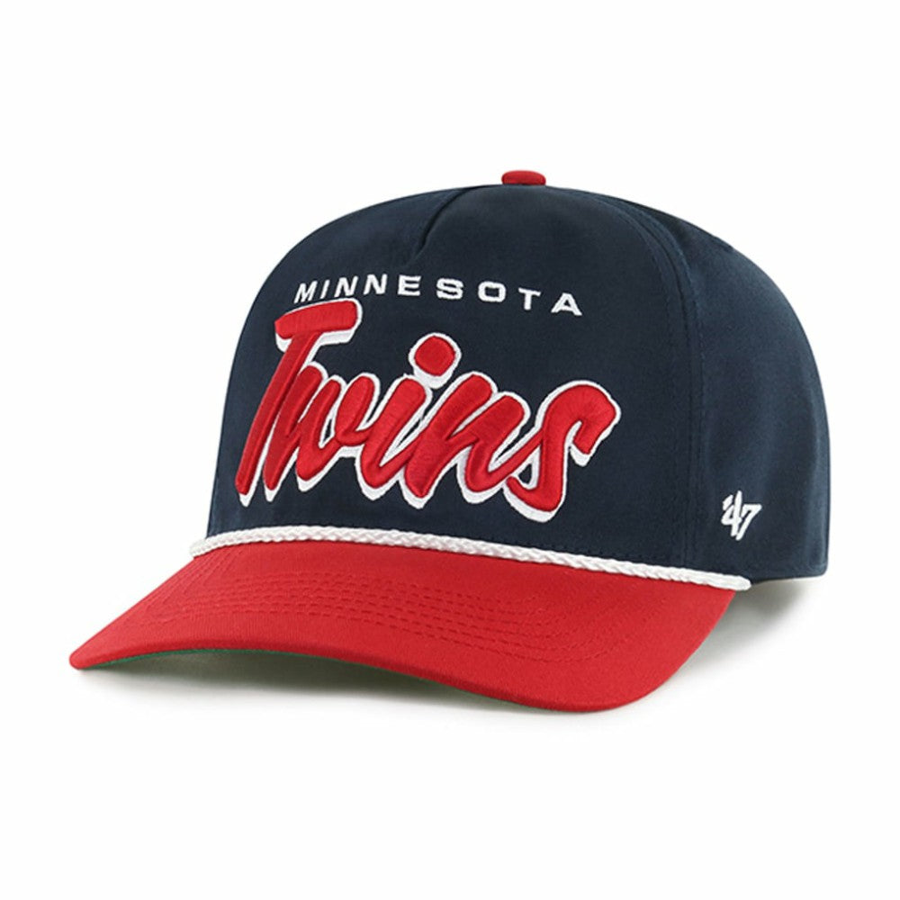Minnesota Twins '47 Dropshadow Rope Hitch Adjustable Hat - Navy Hats