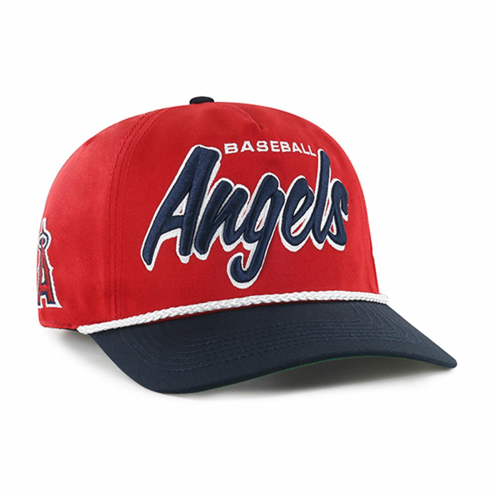 Los Angeles Angels '47 Dropshadow Rope Hitch Adjustable Hat - Red Hats