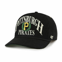 Pittsburgh Pirates '47 Pitchout Rope Hitch Adjustable Hat - Black Hats