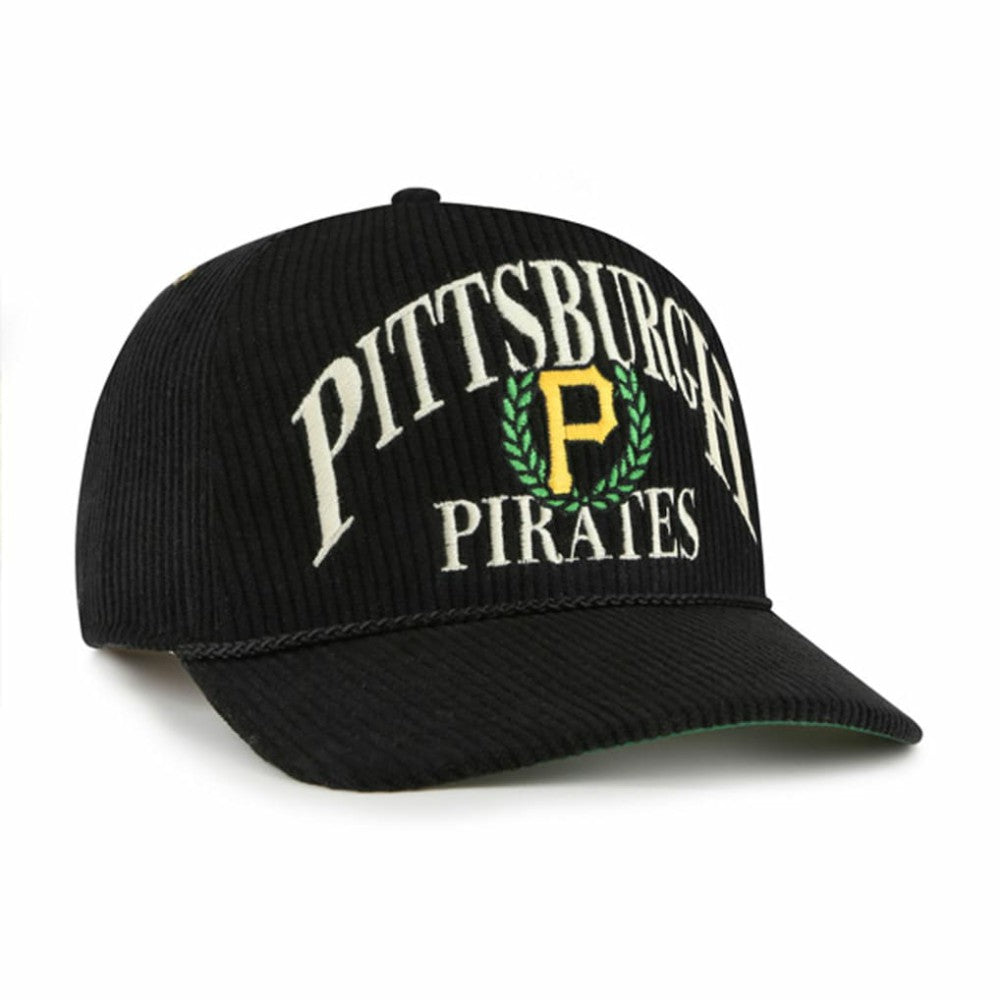 Pittsburgh Pirates '47 Pitchout Rope Hitch Adjustable Hat - Black Hats
