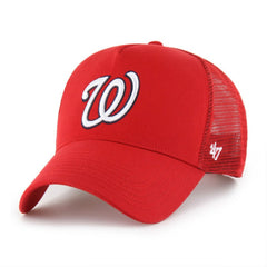 Washington Nationals '47 Ballpark Offside Adjustable Trucker Hat - Red Hats