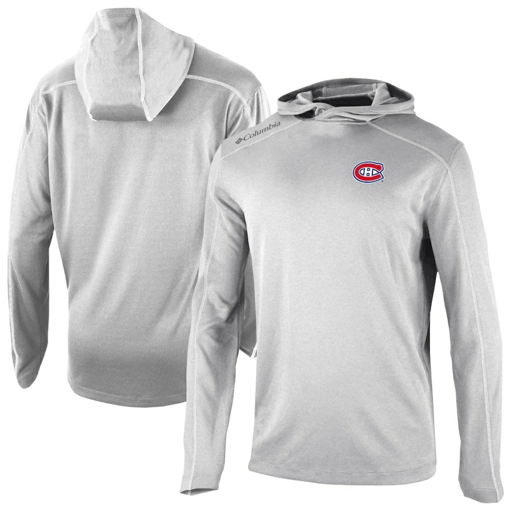 Montreal Canadiens Columbia Shotgun Omni-Wick Pullover Hoodie - Gray | US 202128406