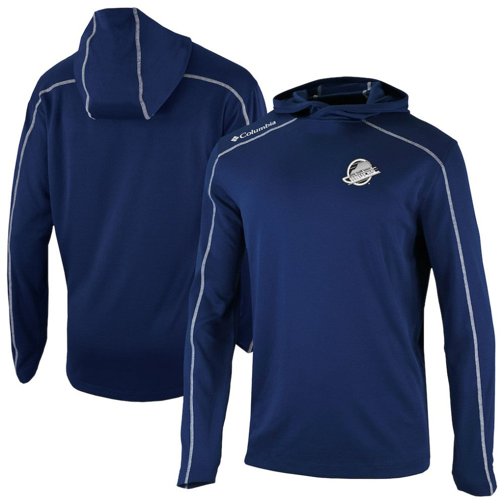 Vancouver Canucks Columbia Shotgun Omni-Wick Pullover Hoodie - Navy | US 202128407