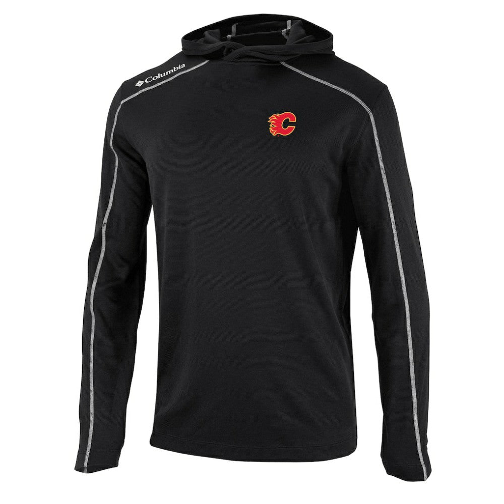 Calgary Flames Columbia Shotgun Omni-Wick Pullover Hoodie - Black | US 202128408