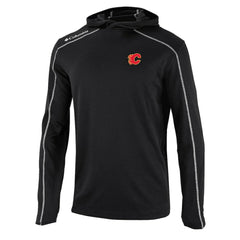 Calgary Flames Columbia Shotgun Omni-Wick Pullover Hoodie - Black | US 202128408