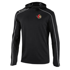Ottawa Senators Columbia Shotgun Omni-Wick Pullover Hoodie - Black | US 202128409