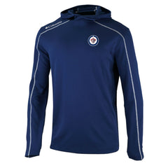 Winnipeg Jets Columbia Shotgun Omni-Wick Pullover Hoodie - Navy | US 202128411