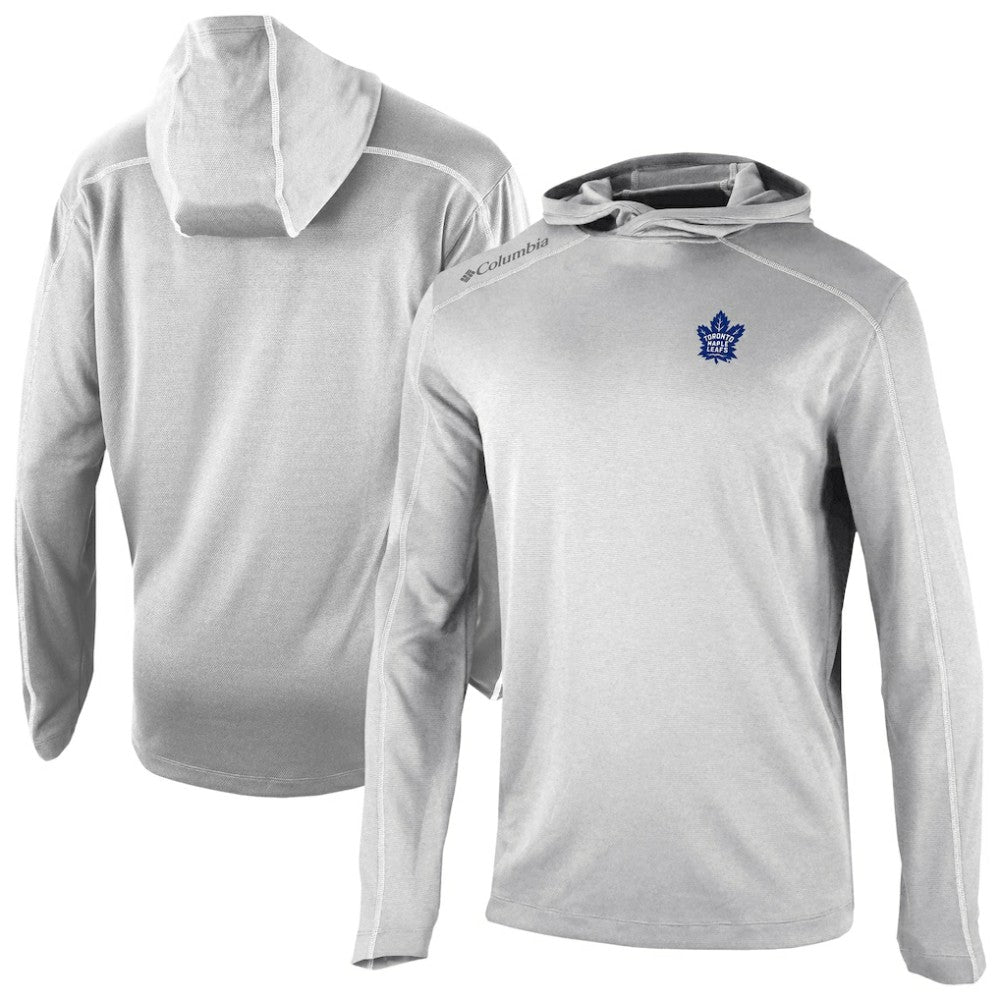 Toronto Maple Leafs Columbia Shotgun Omni-Wick Pullover Hoodie - Gray | US 202128412