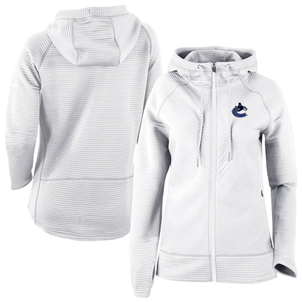 Vancouver Canucks Columbia Omni-Wick Pack It Up Full-Zip Jacket - White | US 202128449