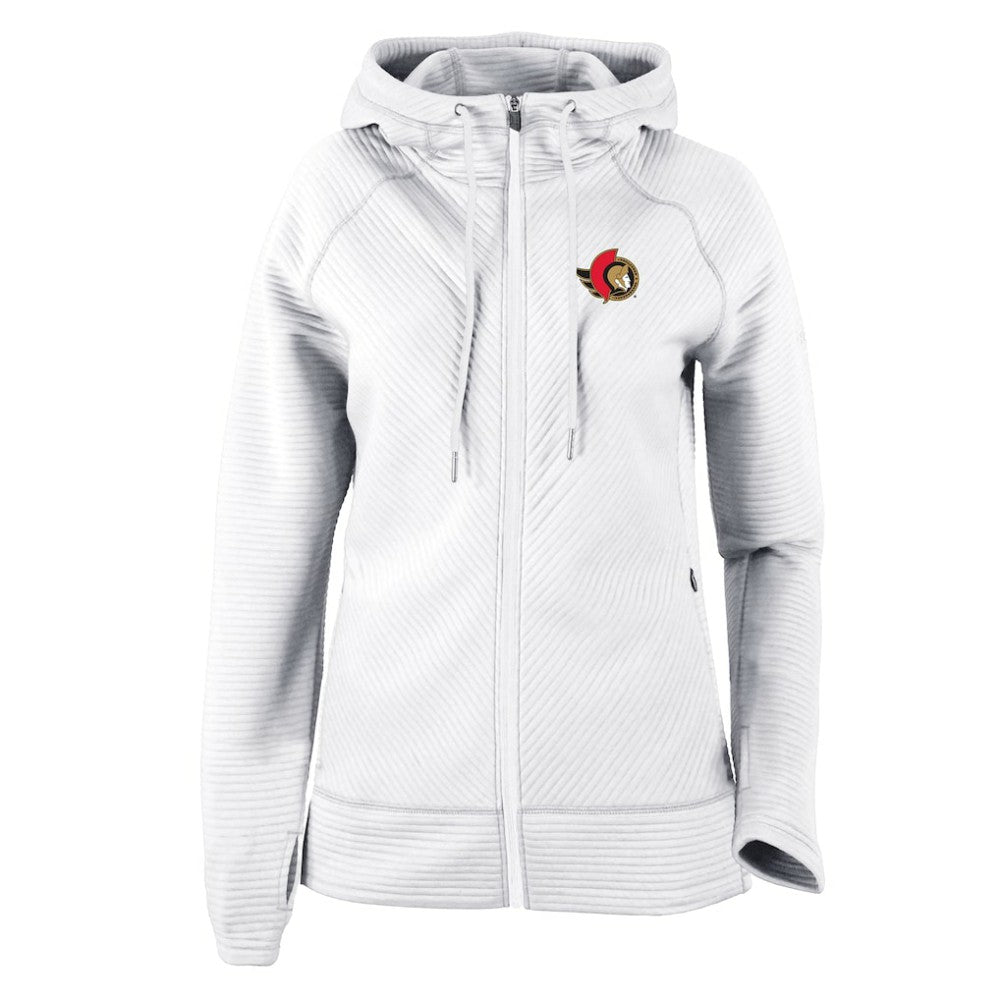 Ottawa Senators Columbia Omni-Wick Pack It Up Full-Zip Jacket - White | US 202128451