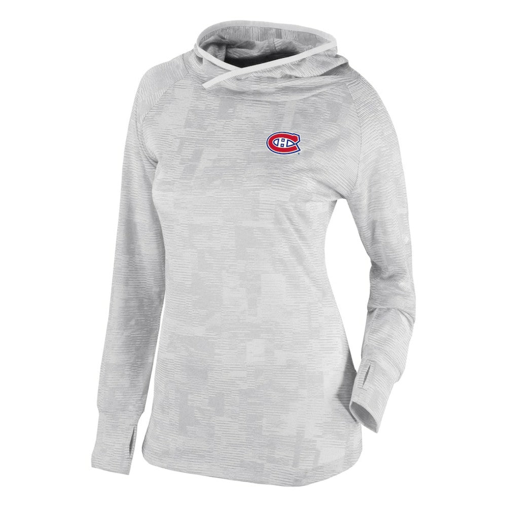 Montreal Canadiens Columbia Women's Omni-Wick Sunday Ball Pullover Hoodie - White | US 202128462
