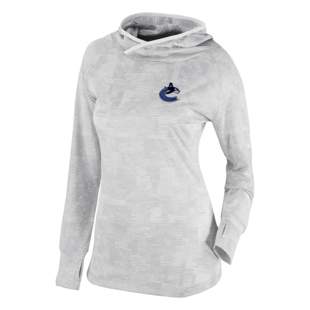 Vancouver Canucks Columbia Women's Omni-Wick Sunday Ball Pullover Hoodie - White | US 202128463