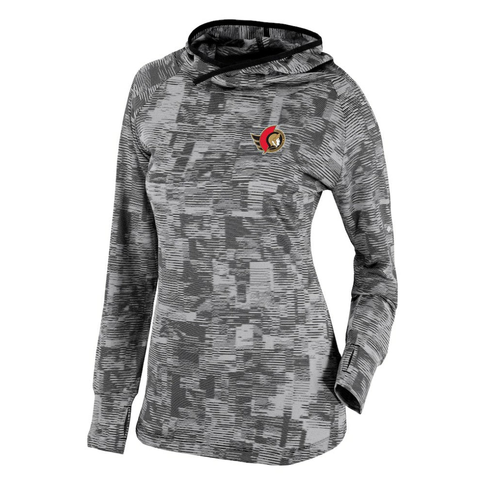 Ottawa Senators Columbia Women's Omni-Wick Sunday Ball Pullover Hoodie - Black | US 202128465