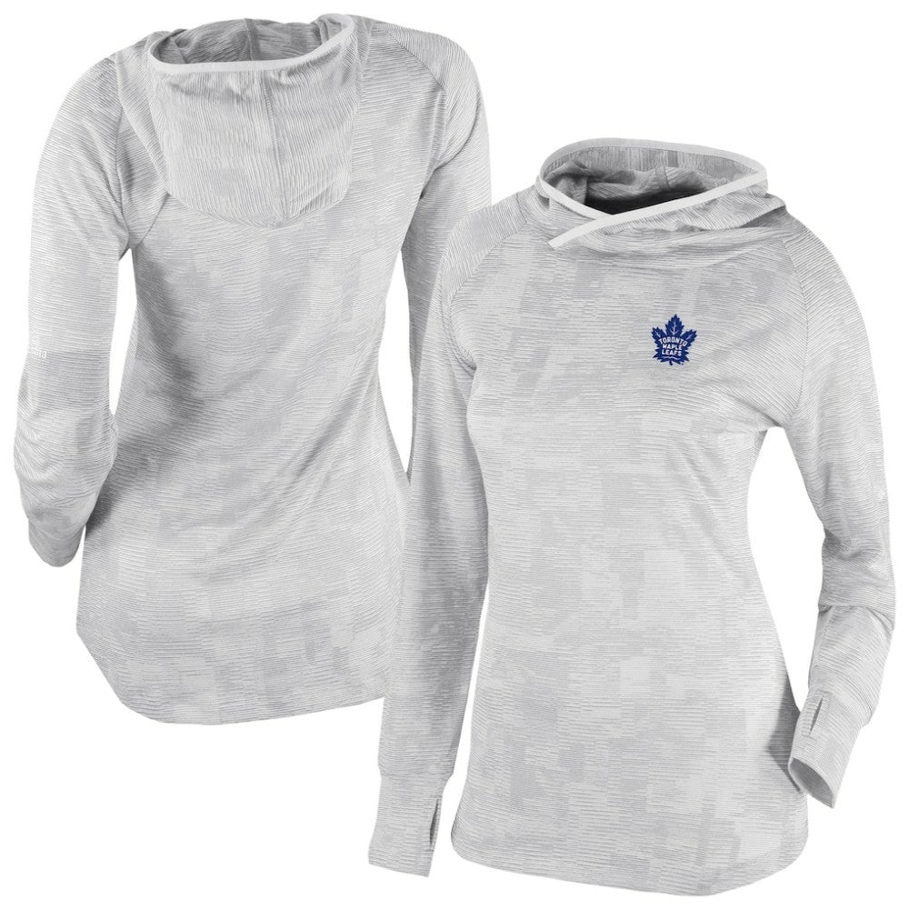 Toronto Maple Leafs Columbia Women's Omni-Wick Sunday Ball Pullover Hoodie - White | US 202128466