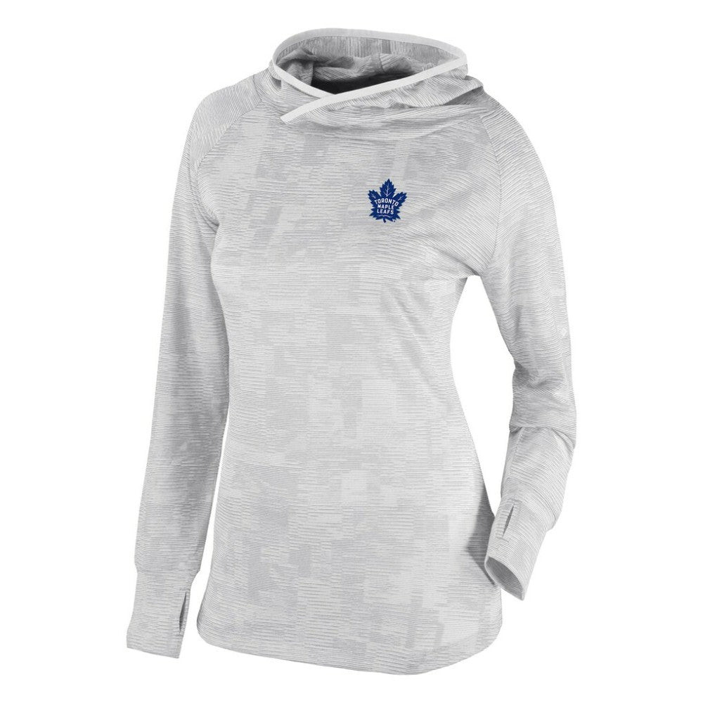 Toronto Maple Leafs Columbia Women's Omni-Wick Sunday Ball Pullover Hoodie - White | US 202128466