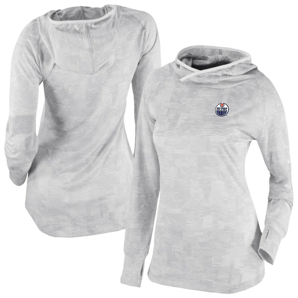 Edmonton Oilers Columbia Women's Omni-Wick Sunday Ball Pullover Hoodie - White | US 202128468