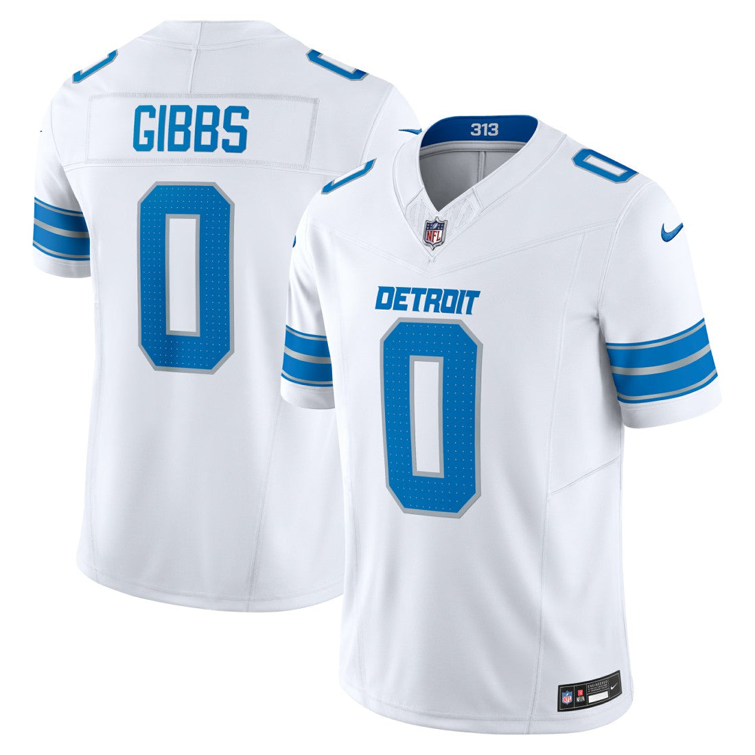 Jahmyr Gibbs Detroit Lions Vapor F.U.S.E. Limited Jersey - White Jerseys